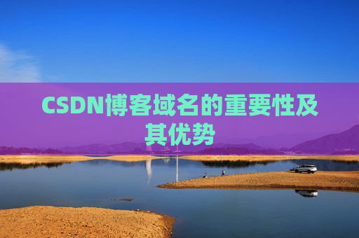 CSDN博客域名的重要性及其优势